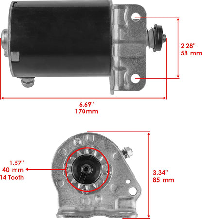 14 Tooth Starter Motor Fits For Briggs & Stratton 693551 593934